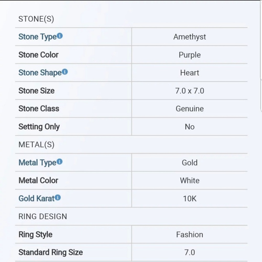 White Gold Ring - Picture 3 of 3